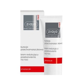 Ziaja Med Kuracja przeciwzmarszczkowa Krem do twarzy redukujący przebarwienia na noc 50 ml