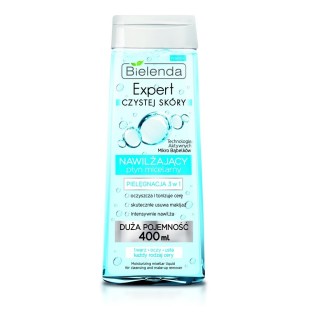 Bielenda SKIN CLINIC Clean Skin Expert nawilżający Płyn micelarny 3w1 400 ml