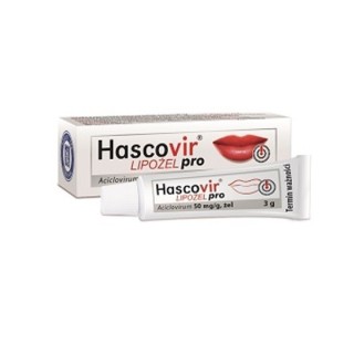Hascovir Lipożel pro 50mg/g 3 g