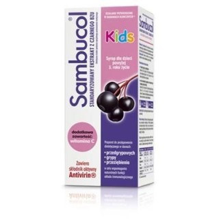 Sambucol Kids syrop dla dzieci po 3 roku życia 120 ml