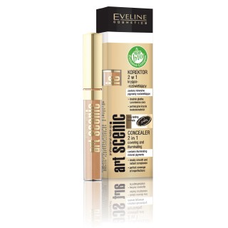 Eveline Art Scenic Korektor 2w1 kryjąco-rozświetlający Nude /05/ 7 ml