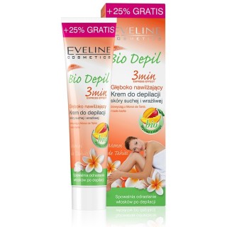 Eveline Głęboko nawilżający krem do depilacji skóry suchej i wrażliwej MANGO 125 ml
