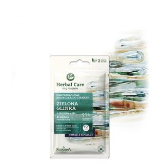 Farmona Herbal Care Maseczka oczyszczająca Zielona Glinka 2x5 ml