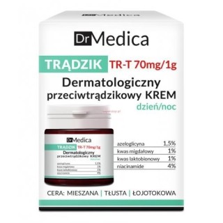 Bielenda Dr Medica Trądzik Dermatologiczny przeciwtrądzikowy Krem dzień/noc 50 ml