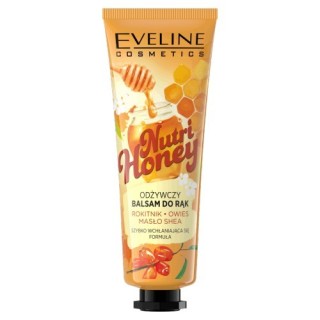 Eveline Nutri Honey Odżywczy Balsam do rąk Rokitnik + Owies + Masło shea 50 ml