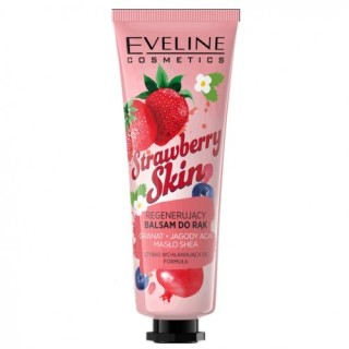 Eveline Strawberry Skin Balsam do rąk regenerujący Granat+Jagody Acai + Masło shea 50 ml