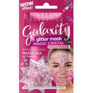 Eveline Glitter Mask Pink Maseczka wygładzająca do twarzy 10 ml
