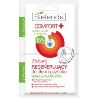 Bielenda Comfort Kuracja parafinowa Zabieg regenerujący z rękawiczkami 10 ml