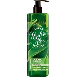 Bielenda SUPER SKIN DIET Hydro Aloe nawilżający Olejek do kąpieli i pod prysznic ALOES 400 ml