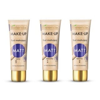 Bielenda MAKE-UP ACADEMIE Fluid matujący MATT - odcień jasny 30 g