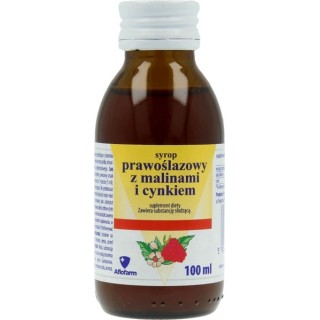 Syrop prawoślazowyz malinami i cynkiem 100 ml