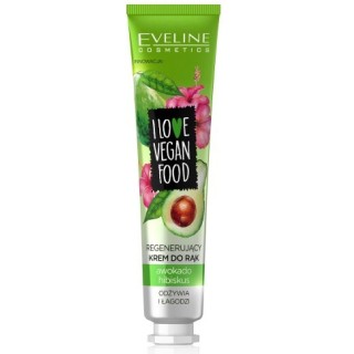 Eveline I LOVE VEGAN FOOD Krem do rąk regenerujący Avocado i Hibiskus 50 ml