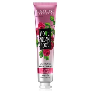 Eveline I LOVE VEGAN FOOD Krem do rąk ochronny Malina i Kolendra 50 ml