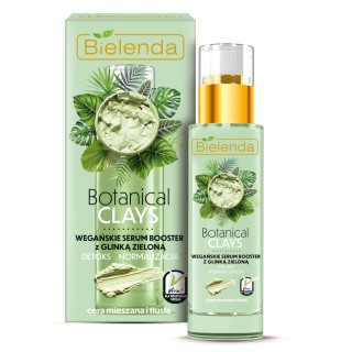 Bielenda Botanical Clays wegańske Serum do twarzy z glinka zieloną 30 ml