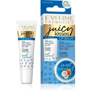 Eveline Juicy Kisses Balsam do ust nawilżający Kokos 12 ml
