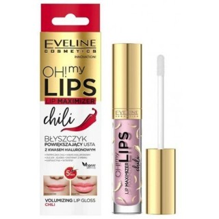 Eveline OH! MY LIPS Błyszczyk powiększający usta z kwasem hialuronowym Chili 4,5 ml