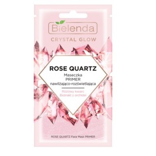 Bielenda Crystal Rose Quartz Maska do twarzy nawilżająco-rozświetlająca 8 g