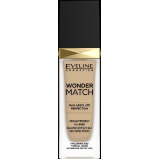 Eveline Wonder Match Luksusowy Podkład dopasowujący się /10/ Light Vanilla 30 ml