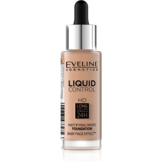 Eveline Liquid Control Podkład w Droperze /040/ Warm Beige 32 ml