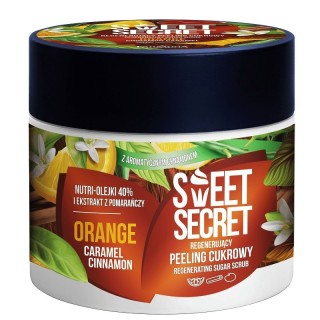 Farmona Sweet Secret Regenerujący peeling cukrowy do ciała Pomarańcza z Karmelem i Cynamonem 200 g