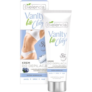 Bielenda VANITY BIO CLAYS Krem do depilacji z niebieską glinką 100 ml