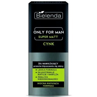 Bielenda ONLY FOR MEN Krem żel do twarzy nawilżający Super Matt dla mężczyzn 50 ml