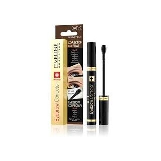 Eveline Korektor do brwi 5w1 Dark Brown 9 ml
