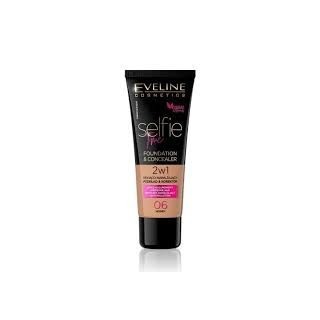 Eveline Selfie Time Podkład 2w1 kryjąco-nawilżający /06/ Honey 30 ml