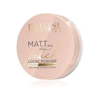 Eveline Matt My Day Brzoskwiniowy Puder sypki 6 g