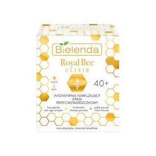 Bielenda ROYAL BEE ELIXIR Intensywnie nawilżający Krem do twarzy przeciwzmarszczkowy 40+ dzień/noc 50 ml