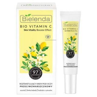 Bielenda Bio Vitamin C Rozświetlający Krem pod oczy przeciwzmarszczkowy 15 ml