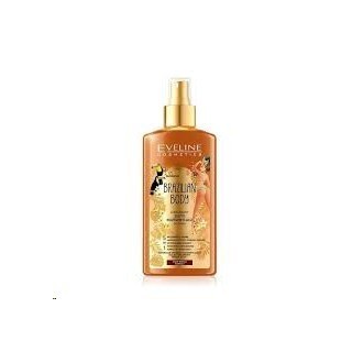 Eveline Brazilian Body Luksusowy złoty Rozświetlacz do ciała 5w1 150 ml