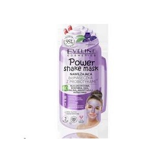 Eveline Power Shake Mask Nawilżająca Bio Maseczka z priobiotykami 8w1 10 ml