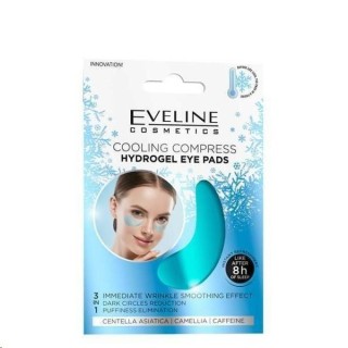 Eveline Cooling Compress 3w1 Płatki pod oczy chłodzące z efektem wygładzania 2 sztuki