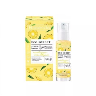 Bielenda ECO SORBET Serum-booster do twarzy nawilżająco-rozświetlający Ananas 30 ml