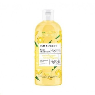 Bielenda ECO SORBET Woda micelarna nawilżająco-rozświetlająca Ananas 500 ml