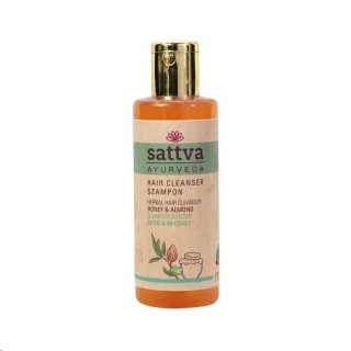 Sattva Ayurveda Szampon ziołowy Miód & Migdały 210 ml