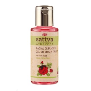 Sattva Ayurveda Żel do mycia twarzy Róża Indyjska 100 ml