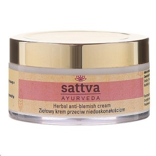Sattva Ayurveda Ziołowy Krem do twarzy przeciw niedoskonałościom 50 g