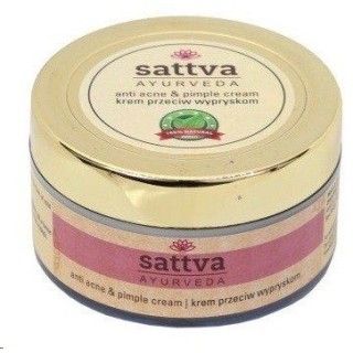 Sattva Ayurveda Ziołowy Krem do twarzy przeciw wypryskom 50 g