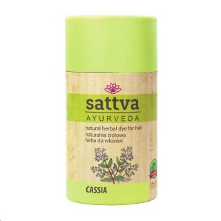 Sattva Ayurveda Naturalna ziołowa Farba do włosów Cassia 150 g
