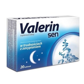 Valerin sen 20 tabletek