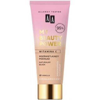 AA MY BEAUTY POWER rozświetlający Podkład naturalny blask /03/ Beige 30 ml