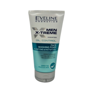 Eveline Men X-Treme Innovation! Oil Control Pianka do mycia twarzy oczyszczająco-matująca 150 ml