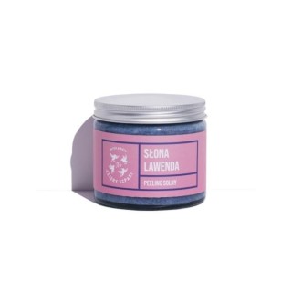 Mydlarnia Cztery Szpaki Peeling solny Słona Lawenda z Solą Morską i Himalajską 250 ml