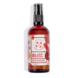 Mydlarnia Cztery Szpaki Olejek do masażu Miłość 100 ml