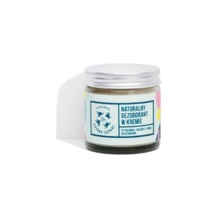 Mydlarnia Cztery Szpaki naturalny Dezodorant w kremie Cytrusowo-Ziołowy z Ziemią Okrzemkową 60 ml