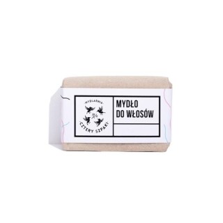 Mydlarnia Cztery Szpaki naturalne Mydło do włosów z Olejem Rycynowym 110 g