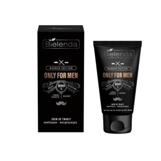 Bielenda ONLY FOR MEN BARBER EDITION Krem do twarzy dla mężczyzn nawilżająco-energetyzujący 50 ml