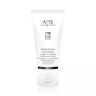 Apis Detox detoksykująca Maska żelowa z węglem z bambusa i jonizowanym srebrem 200 ml